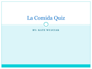 Spanish Food Quiz: Learn Basic Vocabulary