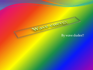 wave energy