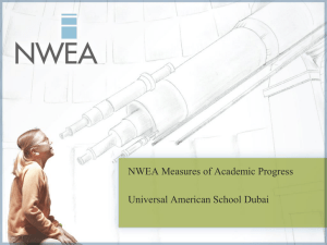 MAP Parent Presentation - Universal American School