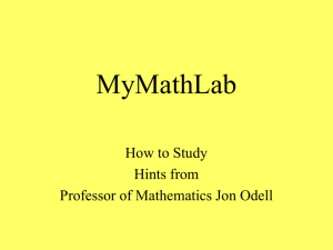 MyMathLab