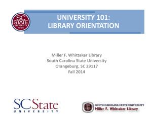 Univ101SlidePresentation2014