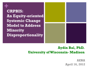 An Equity-oriented Systemic Change Model to Address