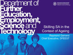 Skilling SA: Ageing Workforce & Training Strategies