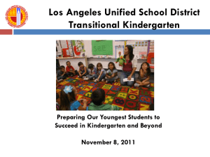Curriculum - LAUSD - Preschool California
