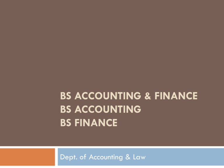 Bs Accounting And Finance Starting Salary In Pakistan