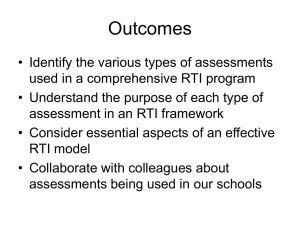 Inquiry-Oriented Assessment