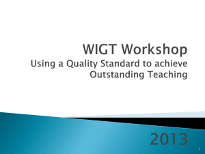 Presentation 5 - Teaching Times