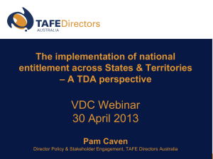 PPT - TAFE Directors Australia