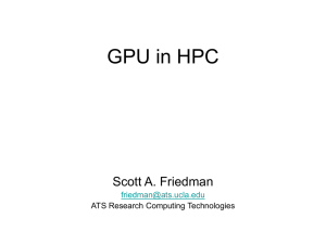 GPU in HPC