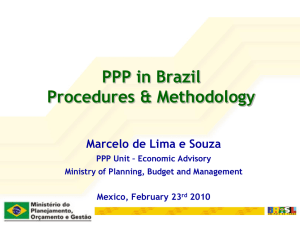 The Brazilian PPP Program