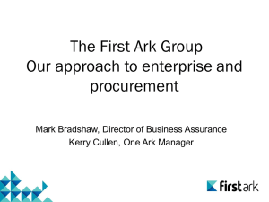 First Ark Presentation