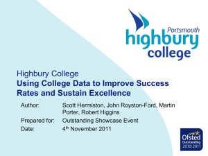 Workshop 7 - Highbury College