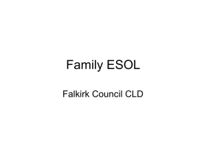 Family ESOL - ESOL Scotland