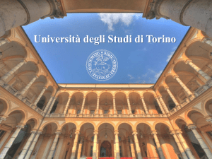 Presentation made by the University of Turin (partner)