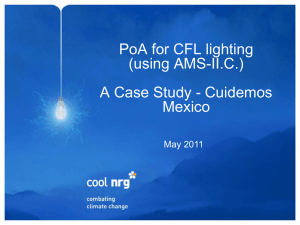 A Case Study - CDM