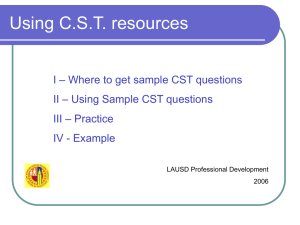 CST Resources