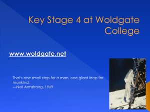 Key Stage 4 at Woldgate College