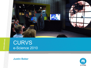Justin Baker - High Resolution Tiled Display Walls