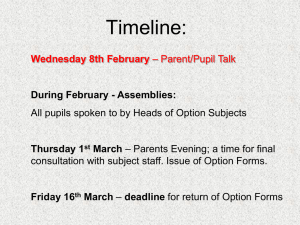 Year 9 GCSE Options