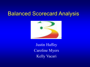 Balanced Scorecard Analysis