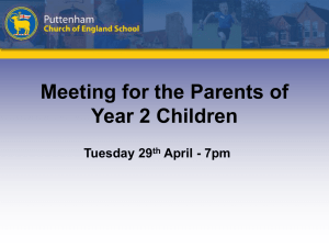 Y2 SATs and ESB talk 29.4.14