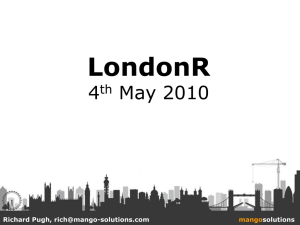 Richard Pugh - Mango Solutions