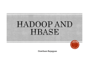 Hadoop-HBase-Tutorial - CSE Labs User Home Pages