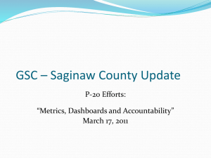 GSC Saginaw P20 Data System
