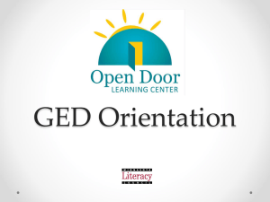 GED 2014