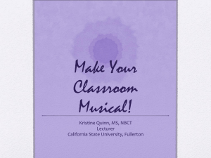 Make Your Classroom Musical!