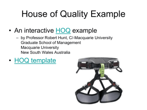 House of Quality