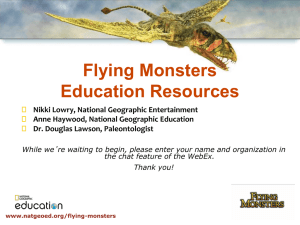 Flying Monsters Education Resources