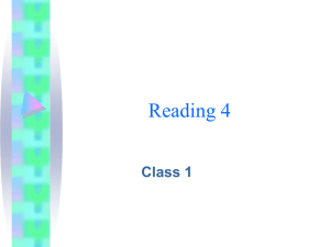 Reading 4