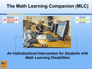 MLC Population & Pedagogy