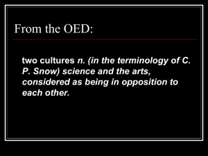 twocultures-lecture