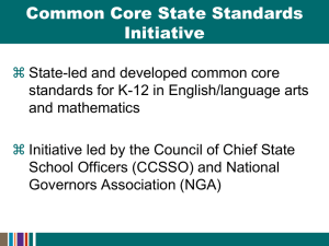 PowerPoint Template - Council of Chief State School Officers