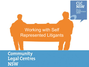 Homeless Persons` Legal Clinic