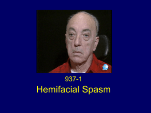 Hemifacial Spasm