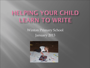 Writing Information Powerpoint