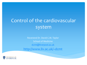 Cardiovascular response to extreme circumstances