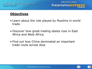 Trade Networks of Asia and Africa Presentation