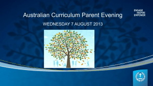 Aust-Curriculum-Presentation-August