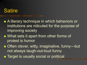 Satire - Mira Costa High School