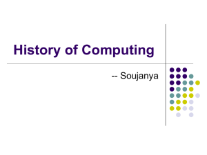 History of Computing: Generations & Key Milestones