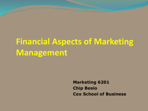 Financial Aspects