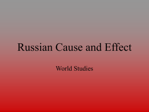 Russian Cause and Effect