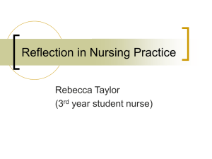 Reflection in Nursing Practice Presentation