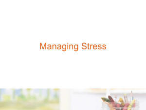 Managing Stress