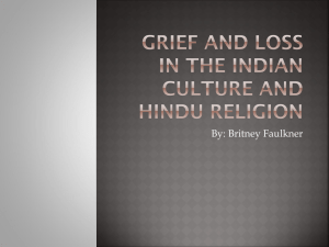 Grief and Loss in Indian Culture & Hindu Religion