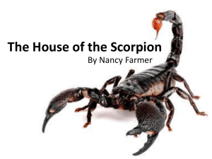 "The House of the Scorpion" Reading Schedule & Assignments